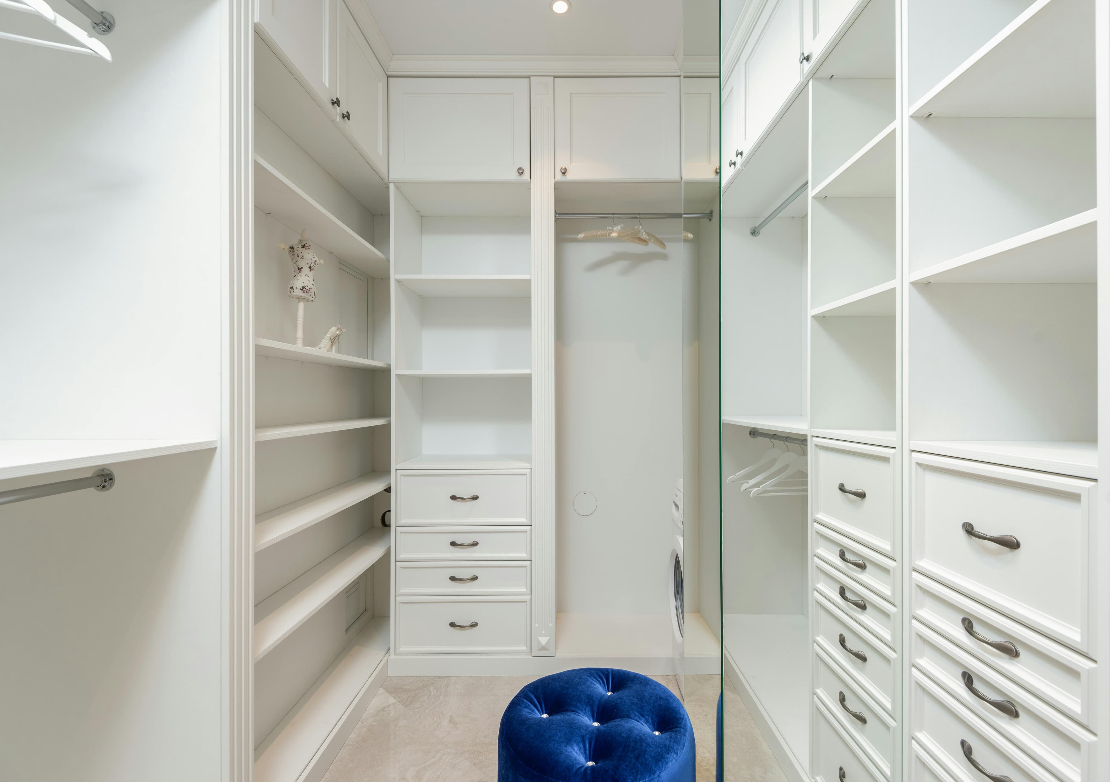 Reach-in Closet Makeover